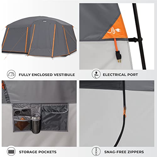 10 Person Large Multi Room Cabin Tent M5560
