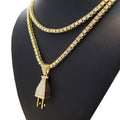 1 Row CZ Tennis 18" 24" Chain Necklace Y746
