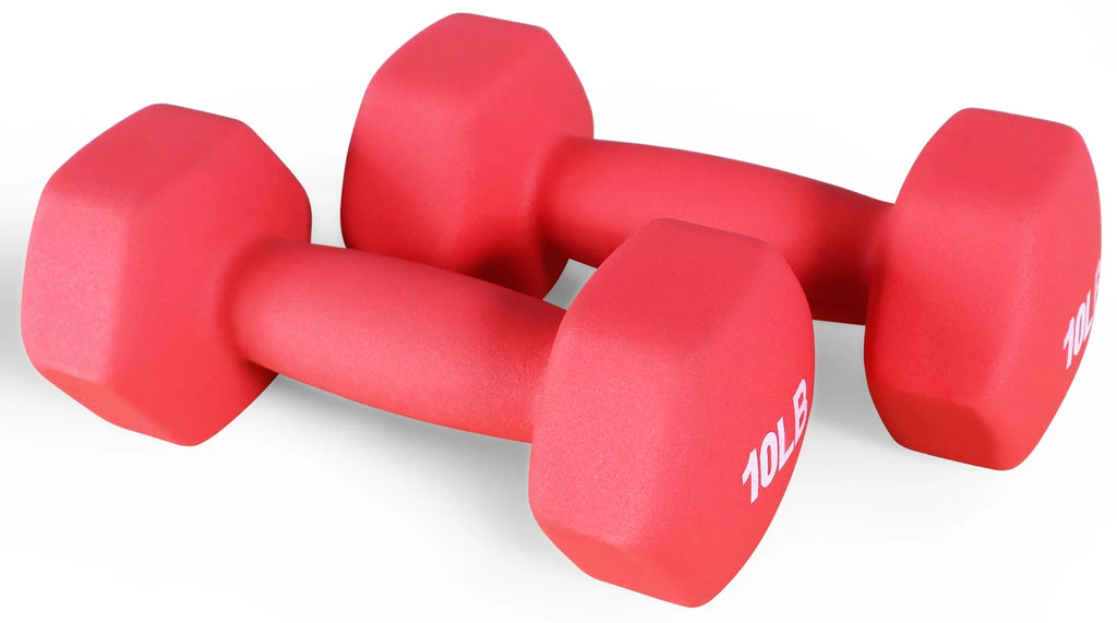 1 lbs Pair Vinyl Coated Dumbbells T95237