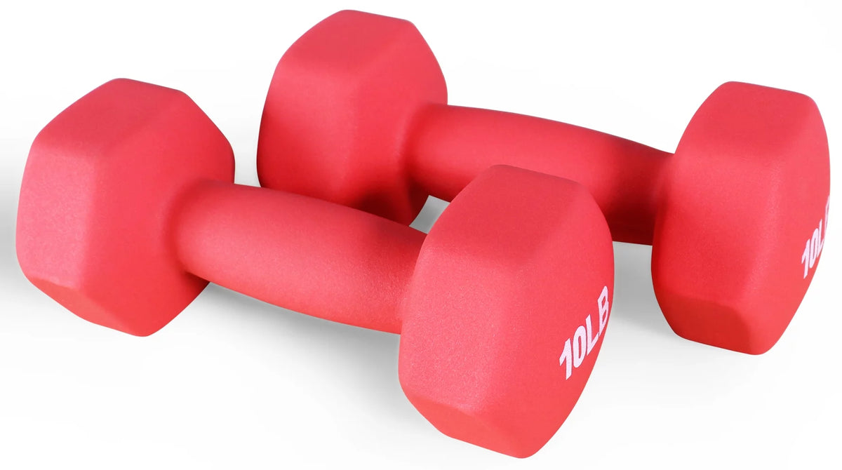 1 lbs Pair Vinyl Coated Dumbbells T95237