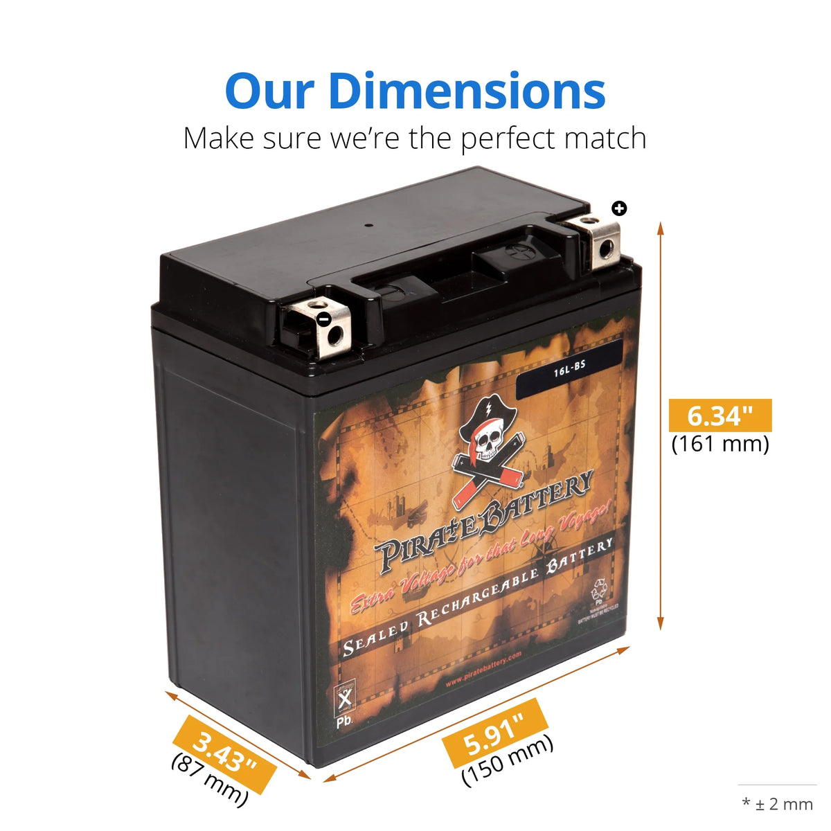 12 Volt 14 Ah 230 CCA ATV Battery D137