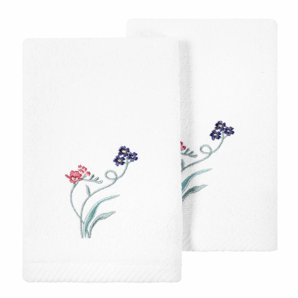 100% Turkish Cotton Embellished Hand Towel Set Y22795