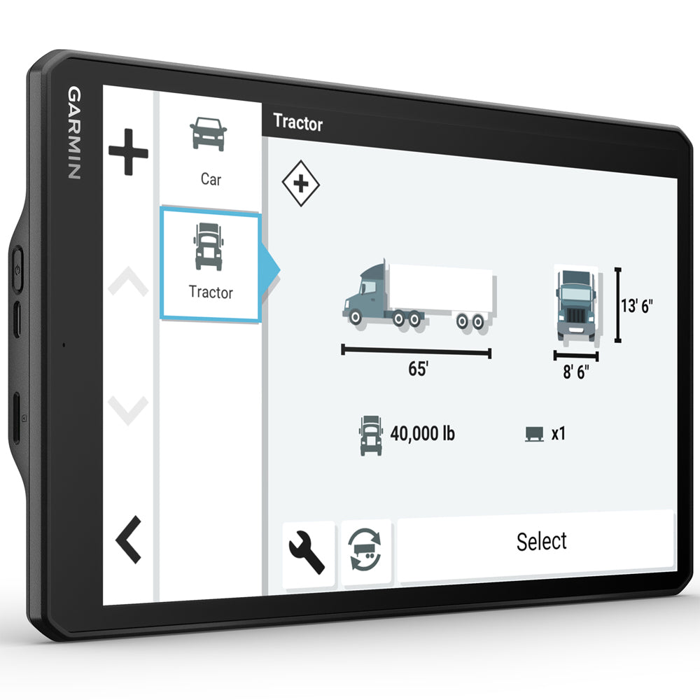 10" GPS Truck Navigator Bundle with Hard Shell EVA Case, 32GB MicroSD Memory Card and Dual Car Socket P9567