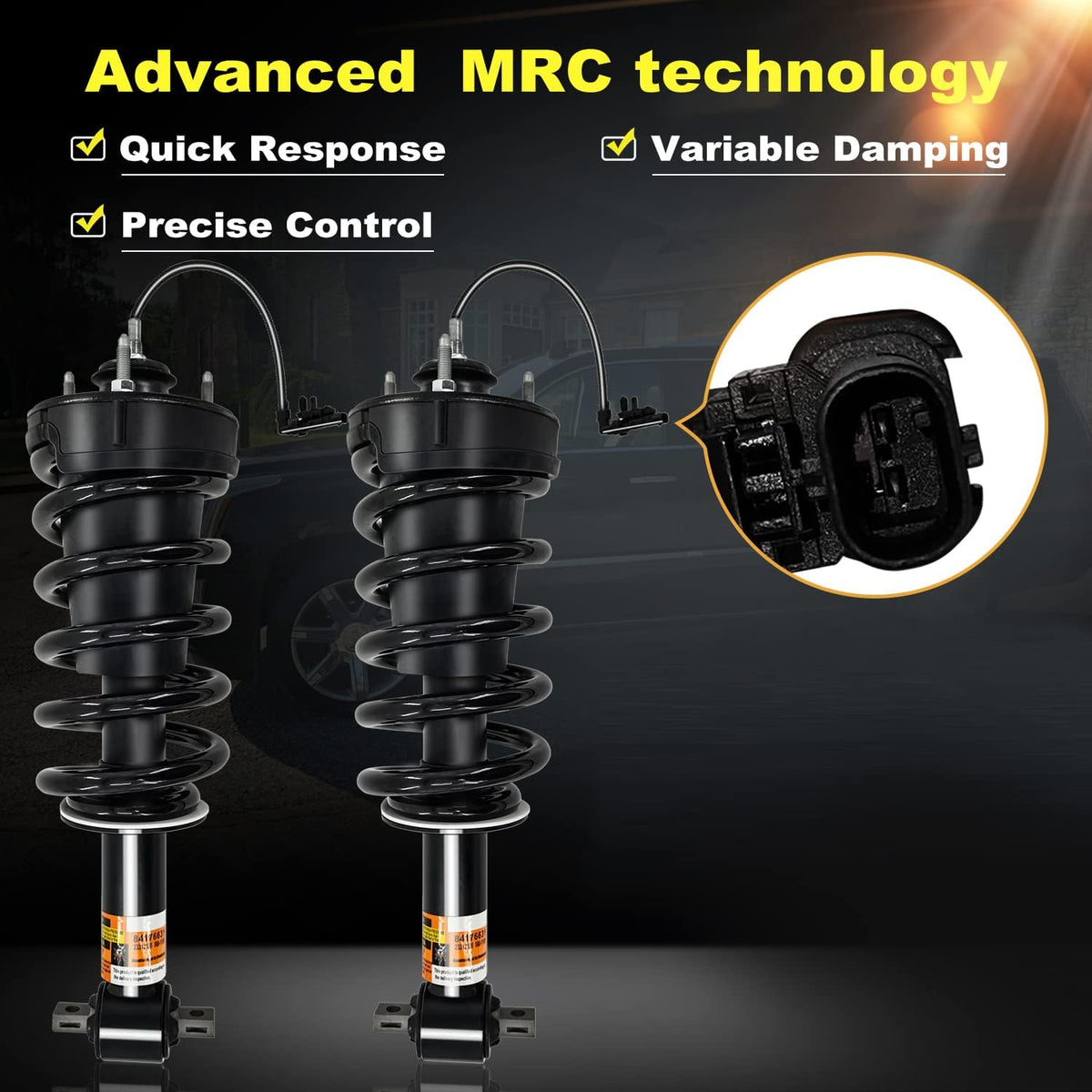 1 Pair Front Shock Assembly with Magnetic Control O92530