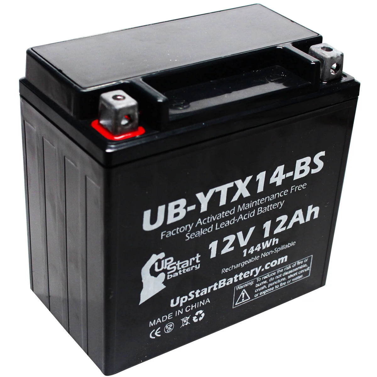12V 12AH Maintenance Free Motorcycle Battery G1322