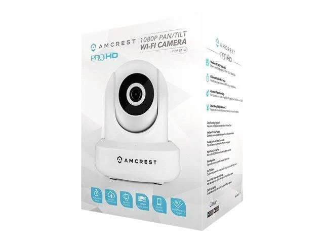 1080p WiFi Wireless Security IP Camera White F416885