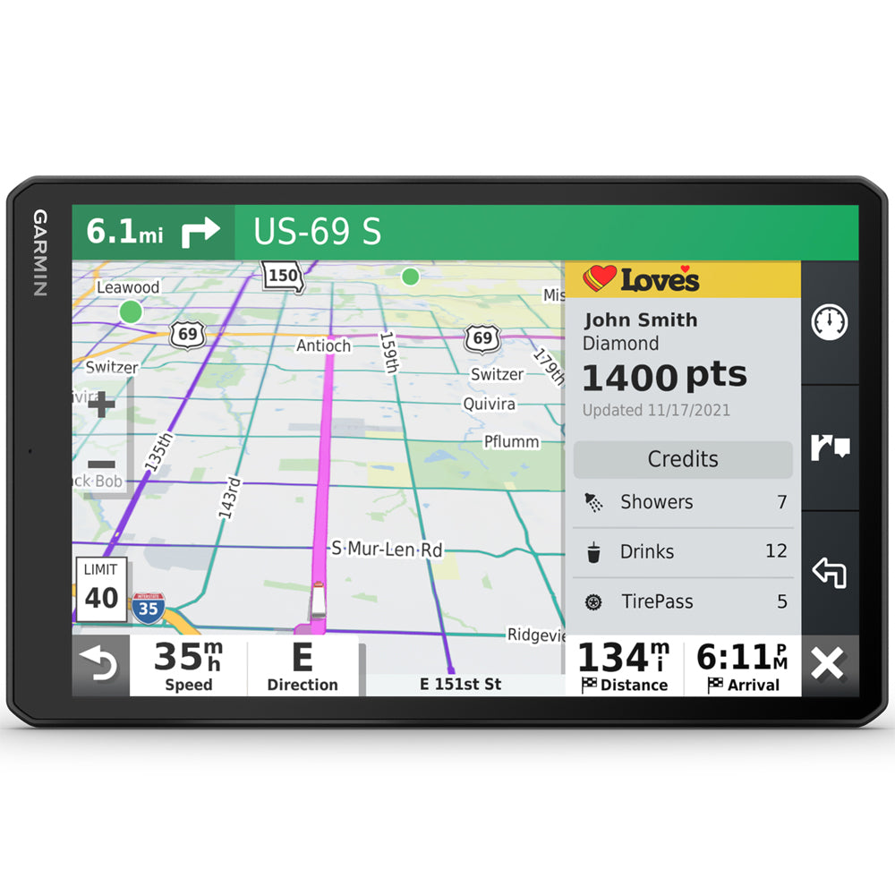 10" GPS Truck Navigator Bundle with Hard Shell EVA Case, 32GB MicroSD Memory Card and Dual Car Socket P9567