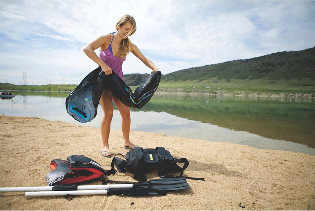 1-Person Inflatable Kayak with Hand Pump & Paddle E994