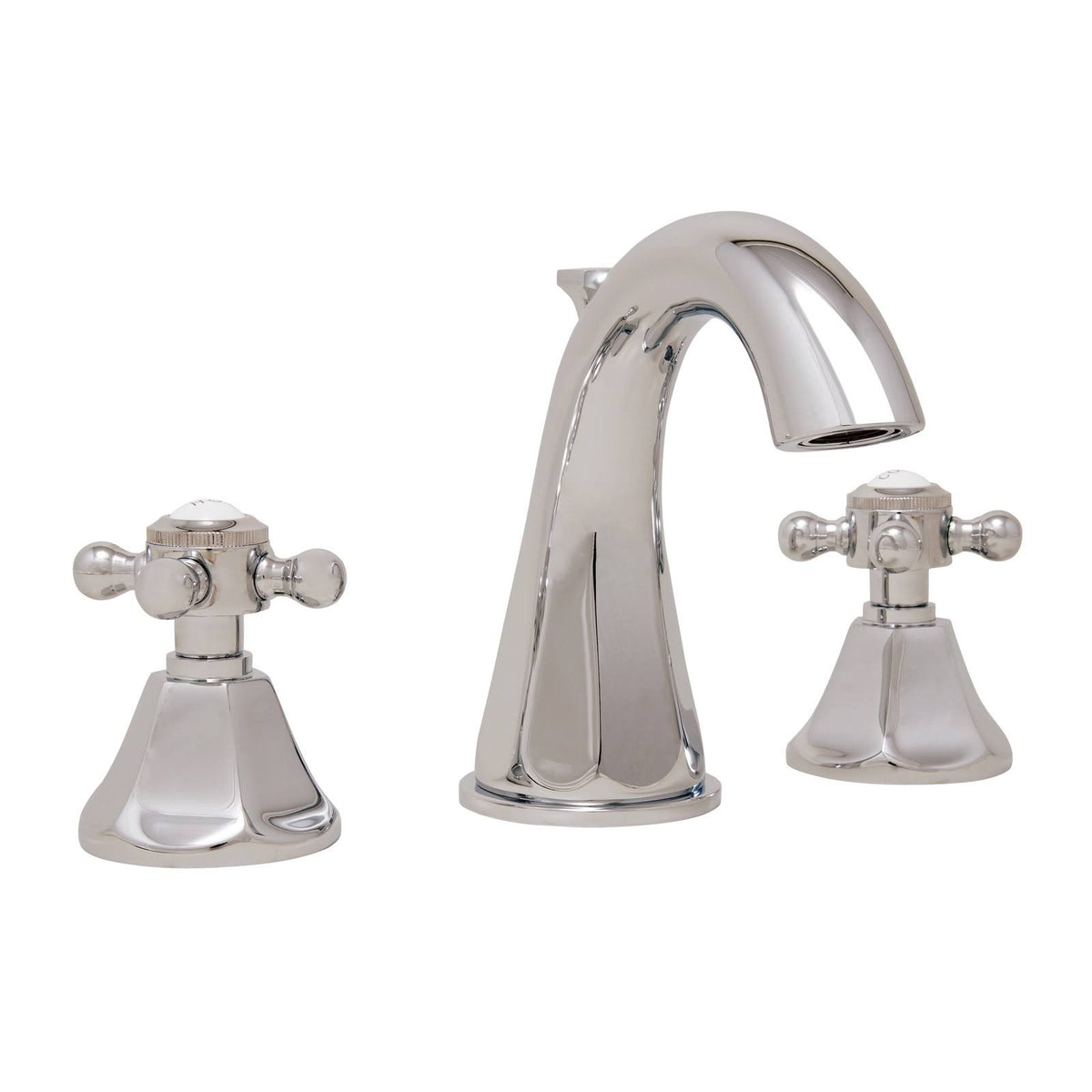 1.2 GPM Widespread Bathroom Faucet Polished Nickel T649
