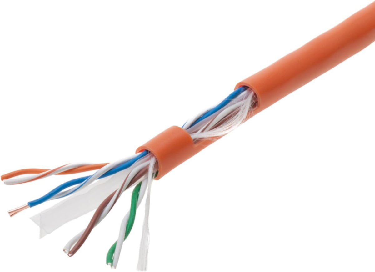 1000ft CAT6 UTP 23AWG RJ45 Ethernet Cable White G353635