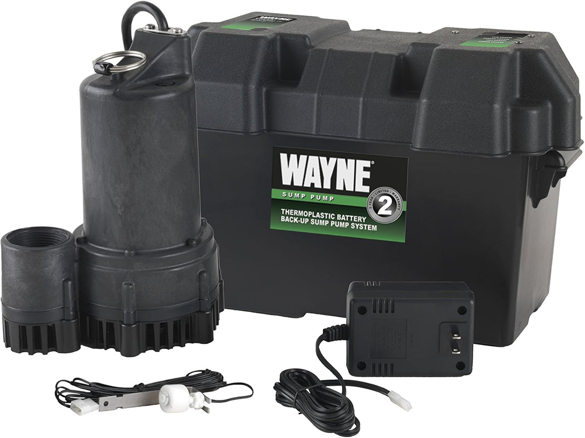1/2 HP Sump Pump with Vertical Float Switch and Battery Back Up G722