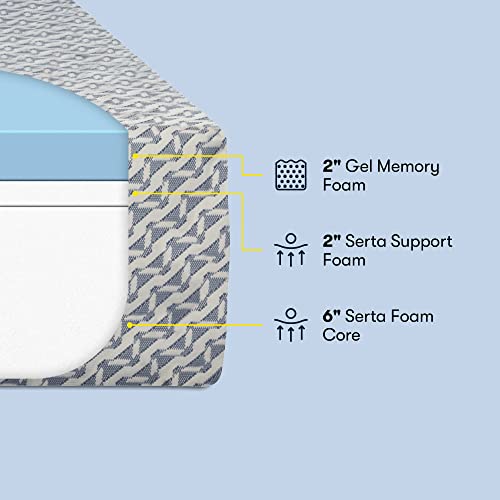 10 inch Cooling Gel Memory Foam Queen Size Medium Mattress N209116