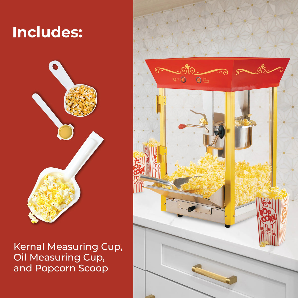 10-Ounce Popcorn & Concession Cart V363