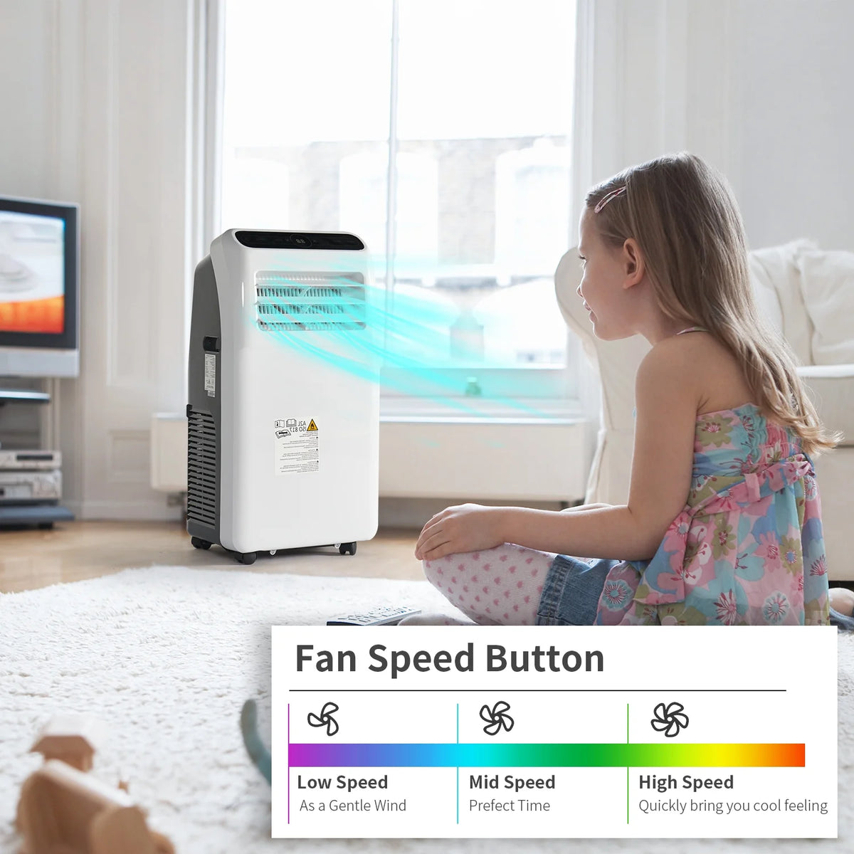 11500 BTU Portable Air Conditioner 4-in-1 AC Unit V336