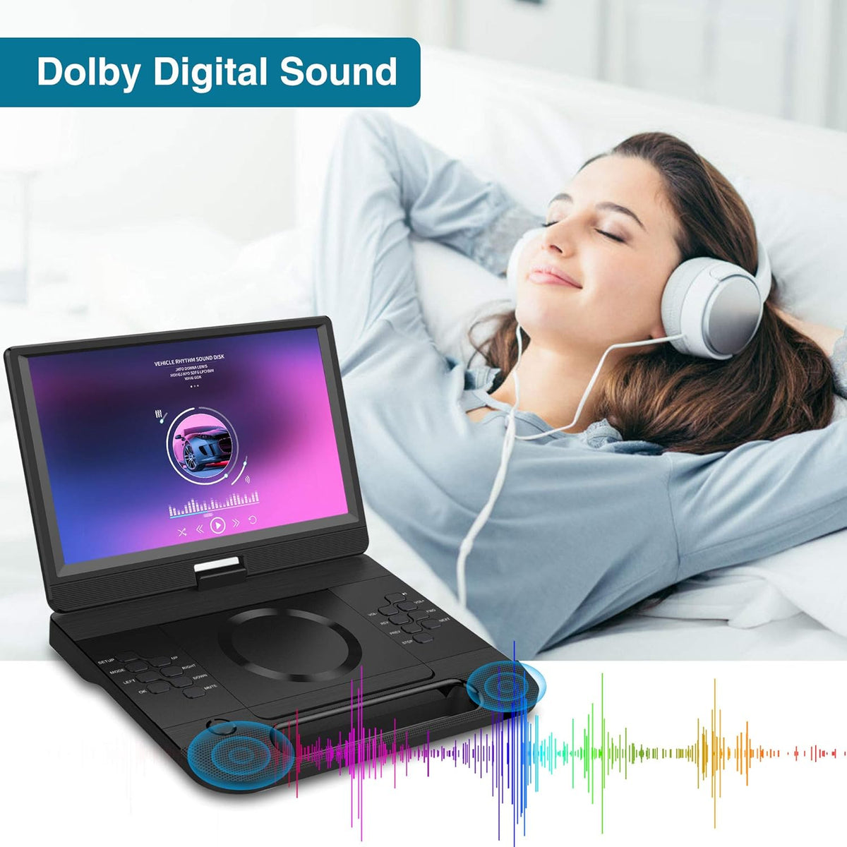 13.3 Inch Portable Bluray Player with 12 HD Swivel Screen S85395