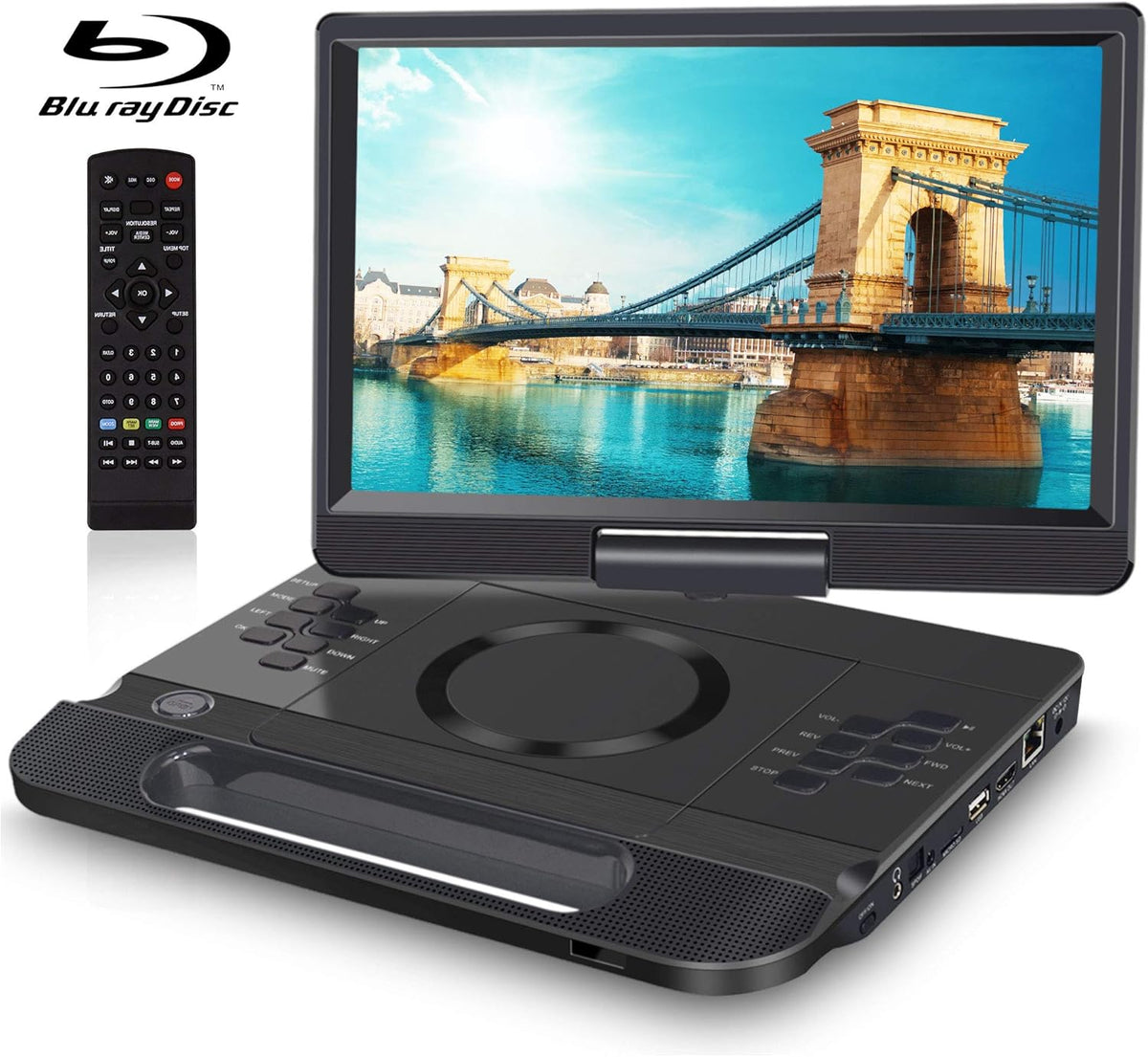 13.3 Inch Portable Bluray Player with 12 HD Swivel Screen S85395
